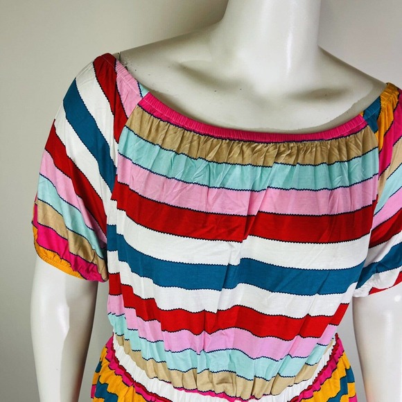 New Lane Bryant Womans Sz 14/16 Convertible Top Plus Stripes NWT - Picture 4 of 9